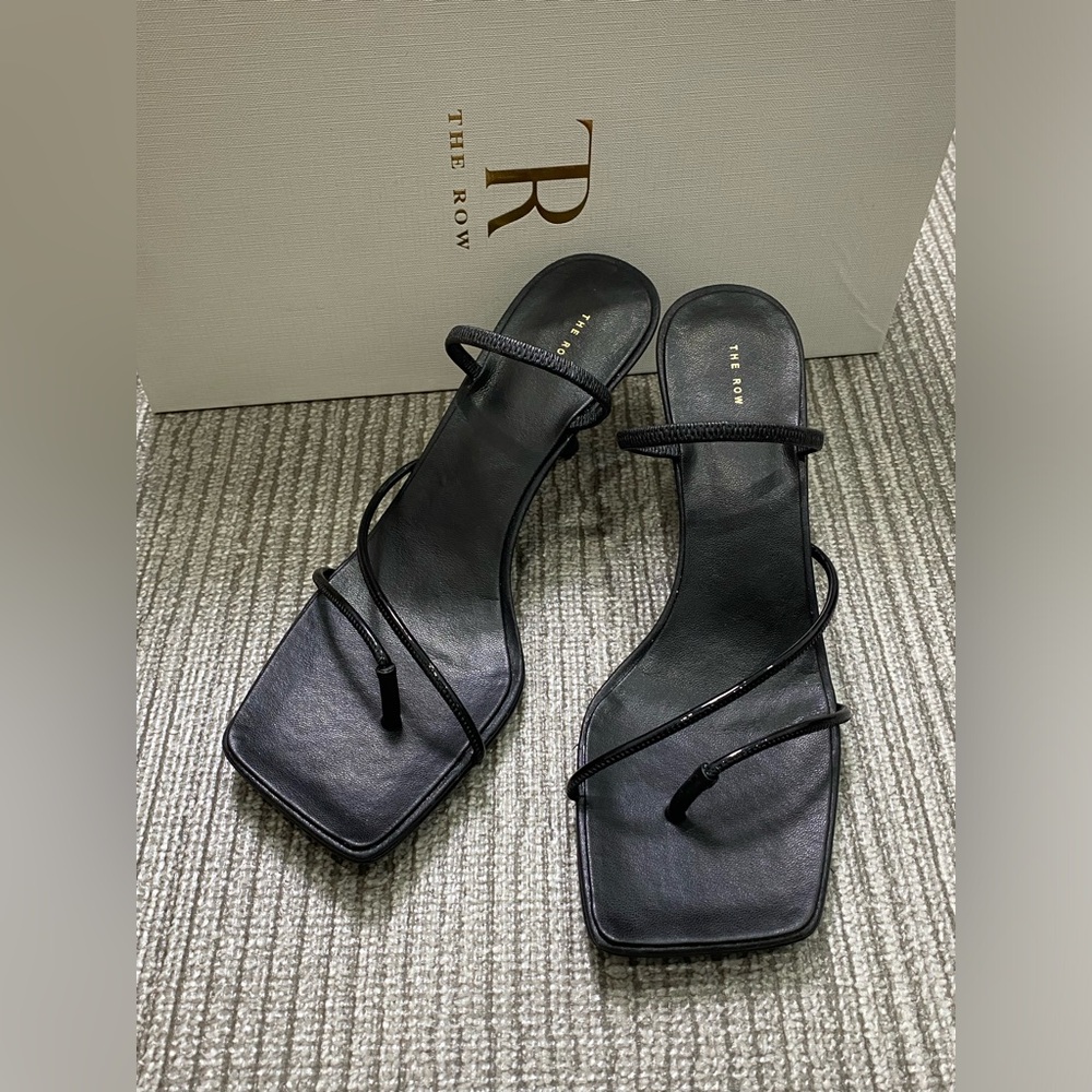 The Row Women's Black Sandals